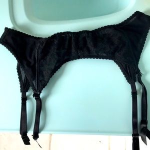 Black garter belt